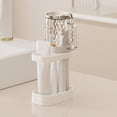 thumbnail image 1 of EGNMCR Closet Organizers and Storage, Organization and Storage, Storage Bins Bathroom Toothbrush Rack Couples Toothbrush Cup Rack Set Toothbrush Stand Space-Saving Toothbrush Rack Plastics cup rack, 1 of 6