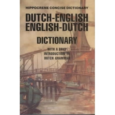 Dictionnaire Concis Néerlandais-Anglais/anglais