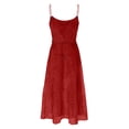thumbnail image 5 of Ketyyh-chn99 Robes de Cocktail pour Femmes Robe de Mariée Robe Longue Formelle Maxi Grande Taille Robes Maxi de Fête Robe Élégante Rouge,TP, 5 of 5
