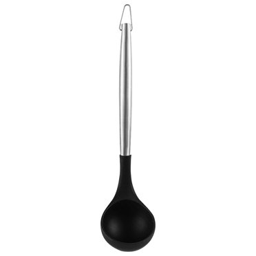 Soup Ladle Kitchen Silicone Food Spoon Non-stick Brush Stainless Soup Ladle Stainless Steel Cooking Utensil, Soup Ladle