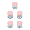 thumbnail image 2 of maskred Stylish Cat Paw Gaming Mouse Mat Wrist Protection Non-slide Base Safe Unique DS-011 pink blue 5Set, 2 of 6