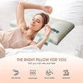 thumbnail image 4 of Yhmxh Pillows-Throw Pillows Thick Pillow SPA Neck Protection Pillow Knitted Cottons Class Pillow Core Breathable Adult Household College Student Soft Pillows core, 4 of 8