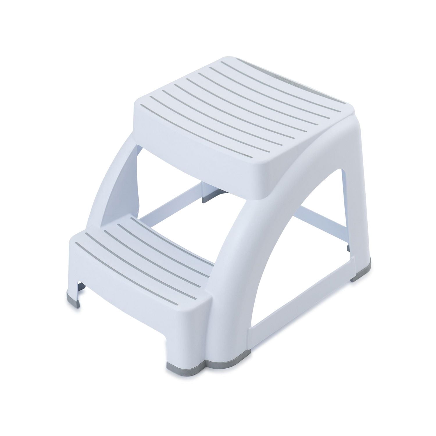 Mistral® Plastic Ultra-safe 2-step stool white