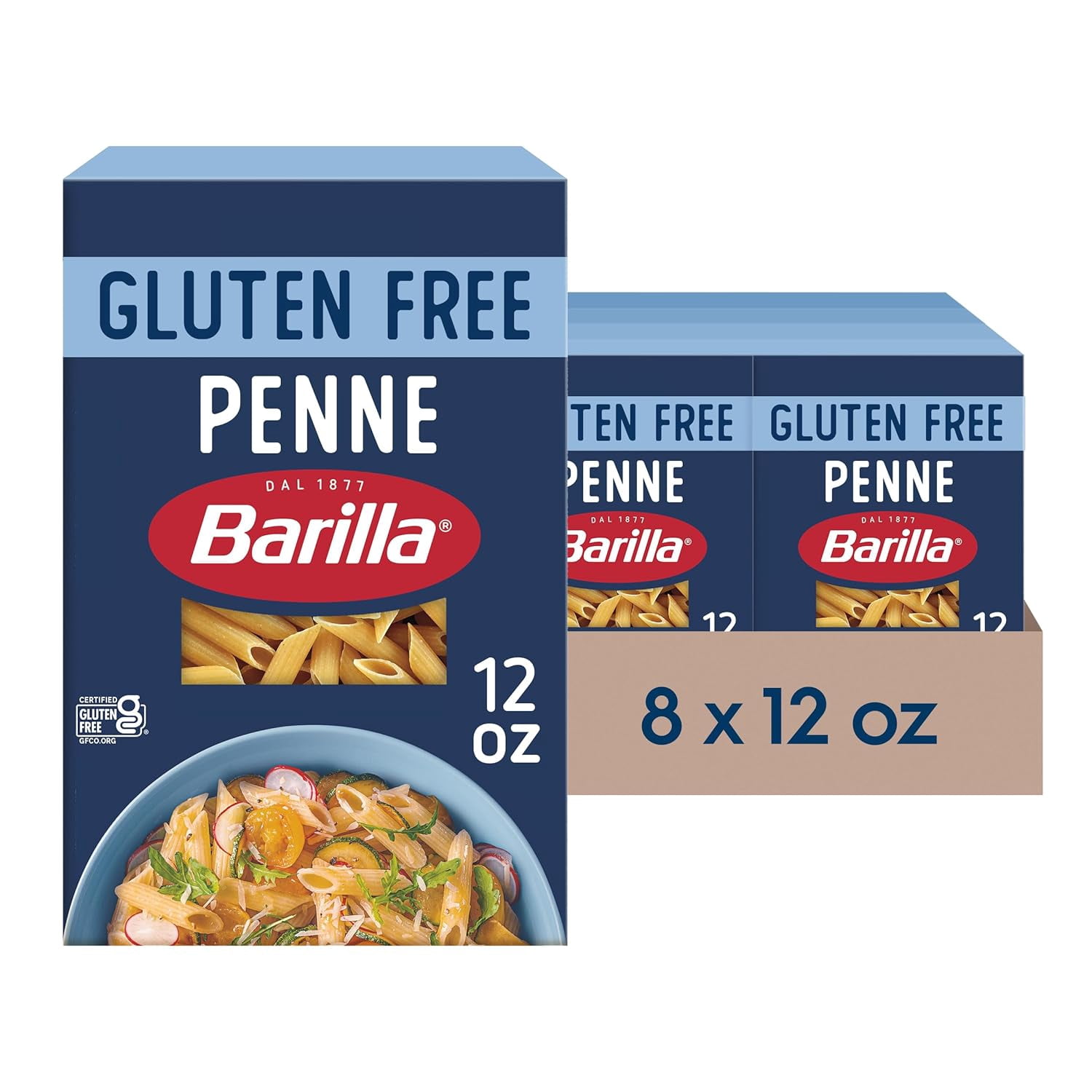 Barilla Penne Sans Gluten de 12 oz - 8/caisse