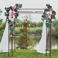thumbnail image 2 of Rustic Artificial Flower Swag Handmade Hanging for Wreath Handmade Parties Arbor Ornament Pink, 2 of 9