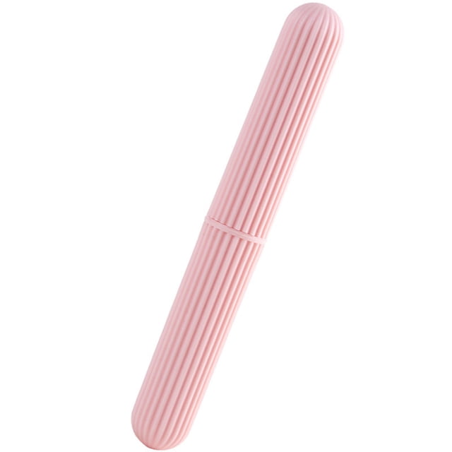 Portable Toothbrush Case | Travel Toothbrush Storage Container | Protective PP Material with Non-Slip Design | Holds Toothbrush & Cutlery | Ideal for Camping, Hiking, Business Trips