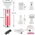 thumbnail image 4 of Rasoirs Électriques pour Femmes, Rasoir Électrique 5 en 1 et Épilateur pour Femmes, 4 of 4