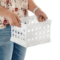 thumbnail image 4 of Sterilite Convenient Mini Square Small Storage Organizing Crate, Clear (36 Pack), 4 of 12