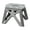 Gray-3621, variant on Portable Folding Stool, Compact Camping Chair, Outdoor Footrest, Lightweight Seat for Indoor and Outdoor Use, Durable Plastic Stool, Space-Saving Design