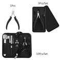 thumbnail image 4 of Manicure Set Stainless Steel Nail Set Pedicure Set Fingernails Toenails Clippers Sharp Nail Cutter Hair Grooming Kit Travel Case, 4 of 7