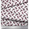 thumbnail image 2 of Soimoi Modal Satin Fabric Floral & Paisley Decor Fabric Printed Yard 42 Inch Wide, 2 of 3