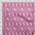 thumbnail image 3 of oneOone Cotton Poplin Fabric Parallelogram & Triangle Geometric Print Sewing Fabric BTY 42 Inch Wide, 3 of 4