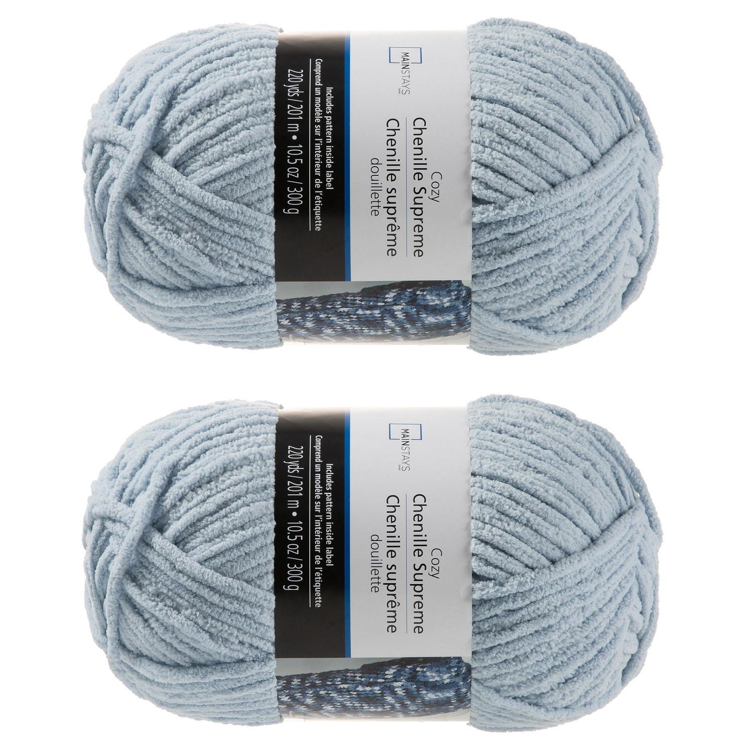 MAINSTAYS LOTS DE 2 POLYESTERE FILS BRUME NIAGRA