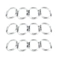 thumbnail image 4 of Agiferg Anneaux de Rideau de Douche Transparents Ensemble de 24 en Caoutchouc de Silicone, 4 of 4