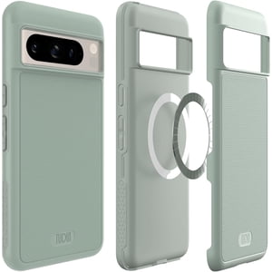 Dossier téléphonique pour Google Pixel 8 Pro, TUDIA [MergeGrip] [MagSafe Compatible] Couverture de boîtier téléphonique (Lys Vert)