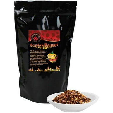 Fiery Farms Red Jamaican Scotch Bonnet Pepper Powder – Tropically Sweet Apricot Notes & Intense Island Heat, 1KG (2.2 lbs.) Professional Bulk Pack