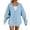 Sky Blue, variant on Fgnfyis Hoodies for Women Sweatshirts for Women Hoodie Sweatshirts Preppy Clothes Long Sleeve Sweatshirt Tops Women's Hoodies and Sweatshirts Green M