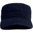 thumbnail image 3 of ORUYROP Casquette Classique en Coton à Dessus Plat pour Cadet Militaire, Chapeau d'Armée, 3 of 7