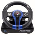 thumbnail image 2 of Volant de course Flashfire Super Manic et pédales pour PC et Nintendo Switch, Bleu., 2 of 11