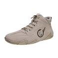 thumbnail image 2 of TIMIFIS Men's Casual High-top Pigskin Breathable Shoes ummer, 2 of 7