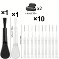 thumbnail image 2 of Product Cleaning Brush Set for Electronics -Piece Portable Cleaning Tool for Charging Ports Cameras Keyboards and Devices, 2 of 3