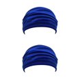 thumbnail image 2 of ziyahi 1PC Foldable Yoga Headband Nonslip Elastic Stretch Hairband Turban Running Blue 2Set, 2 of 6