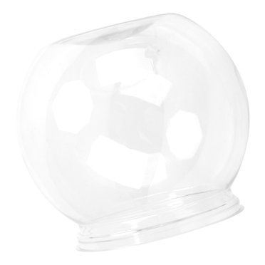 Mini Poisson, Bol à Poisson en Plastique Transparent pour Bureau Étagère