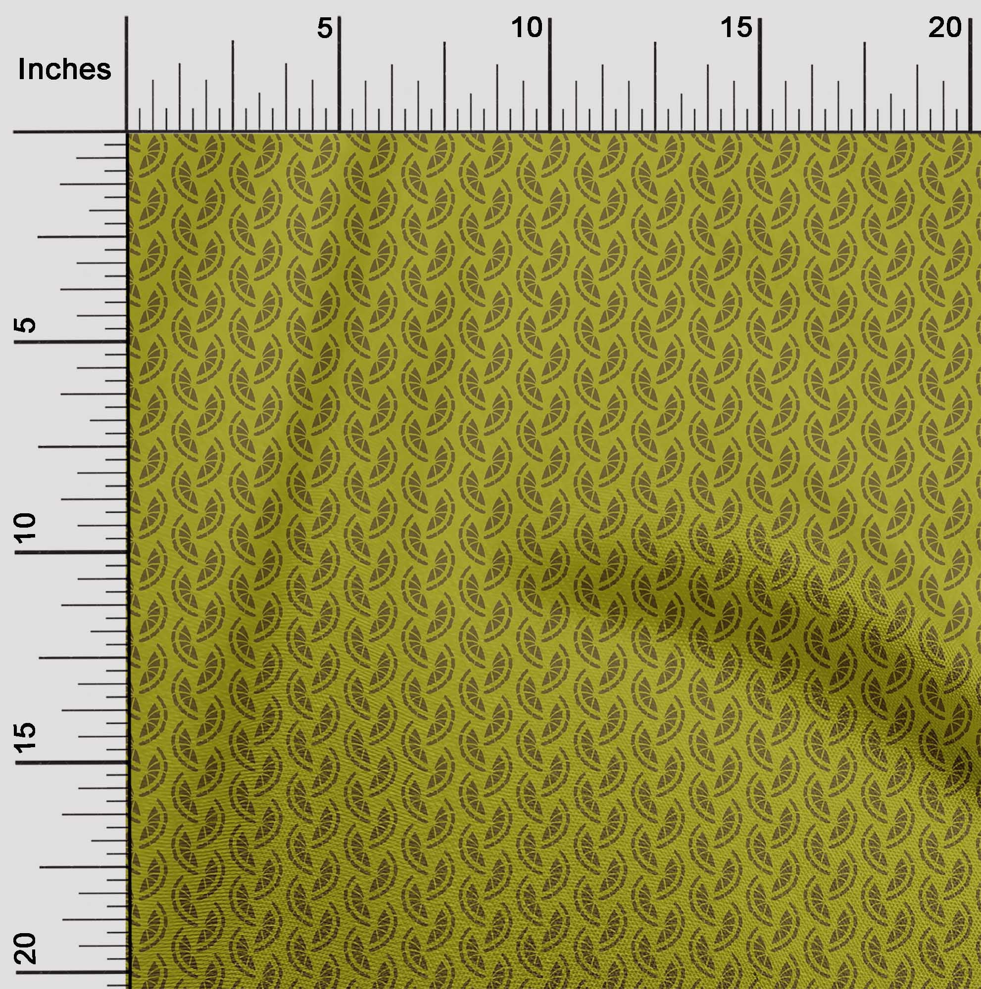 oneOone Cotton Poplin Fabric Lemon Slice Block Fabric Prints By Yard 42 Inch Wide