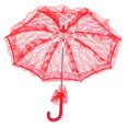 thumbnail image 4 of Lace Parasol, Exquisite Bridal Umbrella Beautiful Decorative Handicraft  For Photos For Weddings For Parties Red, 4 of 8