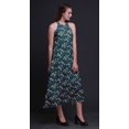 thumbnail image 2 of Bimba Robe de Plage Longue Dos Nu à Col Licou Imprimée pour Femmes - Petite, 2 of 6