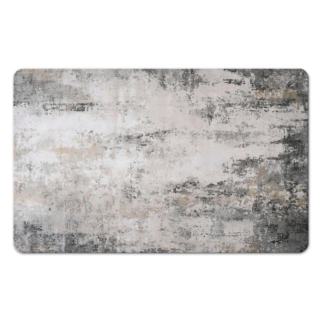Chic Modern Abstract 20x32 inch Runner Rug - Long Lasting Bathroom Runners with Non-Slip Rubber Backing - Suitable for Entryway, Kitchen, Laundry, Living Room and Bedroom Decor