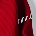 thumbnail image 4 of Pisexur Mens Sweater Casual Fashion Solid Color Ribbed Knit Sweaters Long Sleeve Crewneck Sweater Fall Winter Warm Oversized Pullover Sweaters Plus Size Sweaters M-4XL, 4 of 7