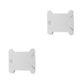 thumbnail image 4 of serony 120 Pieces/Set Bobbins Thread Card Embroidery DIY Crafting Organizer Holder -stitch Board Accessory Professional White 4x3.7x0.2cm 2Set, 4 of 6