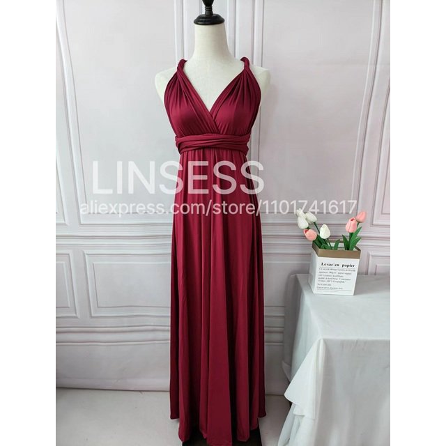ROSEWOOD Floor Length LONG Maxi Infinity Dress Convertible Formal Wrap Sexy Bridesmaid Dress Evening Dress Wedding Cocktail