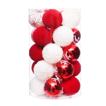 Czzoypi Christmas Ball Ornaments Christmas Ball 25pcs Christmas Tree Ornament Pendant Party Supplies Tree Hanging Plastic