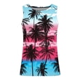 thumbnail image 4 of LOVZFMLL Débardeurs pour Hommes Décontractés Mode Chandail Sans Manches Col Rond Débardeur Sport Hawaii Sans Manches, 4 of 4