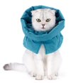 thumbnail image 4 of Cat Recovery Collar Soft Adjustable Cat Alternative Lightweight Fasteners Collars For Cats Puppies After Stop Licking And Daily Use, 4 of 6