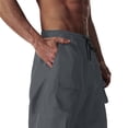 thumbnail image 4 of Plebaso Pantalon Cargo pour Homme, Pantalon de Randonnée Décontracté à Cordon, Léger, Uni, Pantalon de Travail d'Extérieur pour Homme, 4 of 5