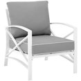 thumbnail image 1 of Crosley Kaplan Patio Arm Chair in Gray and White, 1 of 13