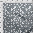 thumbnail image 3 of oneOone Georgette Viscose Fabric Triangle Geometric Print Fabric By Yard 42 Inch Wide, 3 of 5