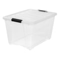 thumbnail image 3 of IRIS 51 L Clear Plastic Storage Box with Latches 6 Pack, 3 of 9