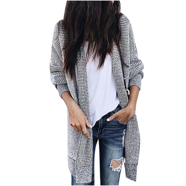 CEHVOM Cardigan en Tricot Décontracté et Ample pour Femmes, Manteau Chandail pour Femmes et Hauts d'Hiver en Liquidation