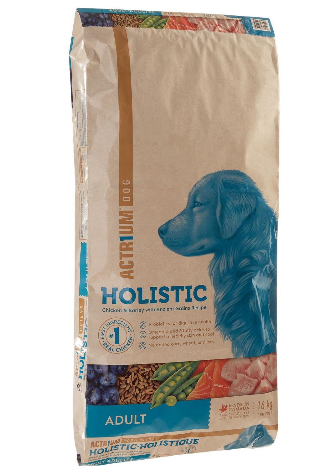 Actr1um Holistic Adult Dog Food Chicken & Barley with Ancient Grains Recipe 14kg