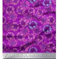 thumbnail image 1 of Soimoi Rayon Fabric Flower Artistic Fabric Prints By Yard 42 Inch Wide, 1 of 3