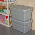 thumbnail image 3 of Sterilite 114 Liter Grey Tote, 3 of 3
