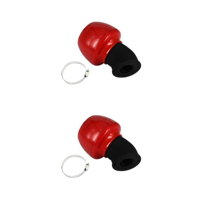 Youkk Intake Filter for Chopper Cruiser Bobber Red 24-48mm 2Set