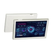5-Inch IPS Moniteur secondaire avec ordinateur TYPE-C/USB Connectivité, 800x480 HD Résolution, ABS Matériau DIY Support thématique, Surveillance du système en temps réel, Blanc/Noir Facultatif, Bureau/Hôte interne