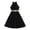 Black, variant on Ketyyh-chn99 Baby Girl Princess Bridesmaid Pageant Gown Birthday Party Wedding Dress Children Dress Solid Color Neck Waist Collection Dress Princess Dress Fashion Outwear Size for 11-12 Years,Pink