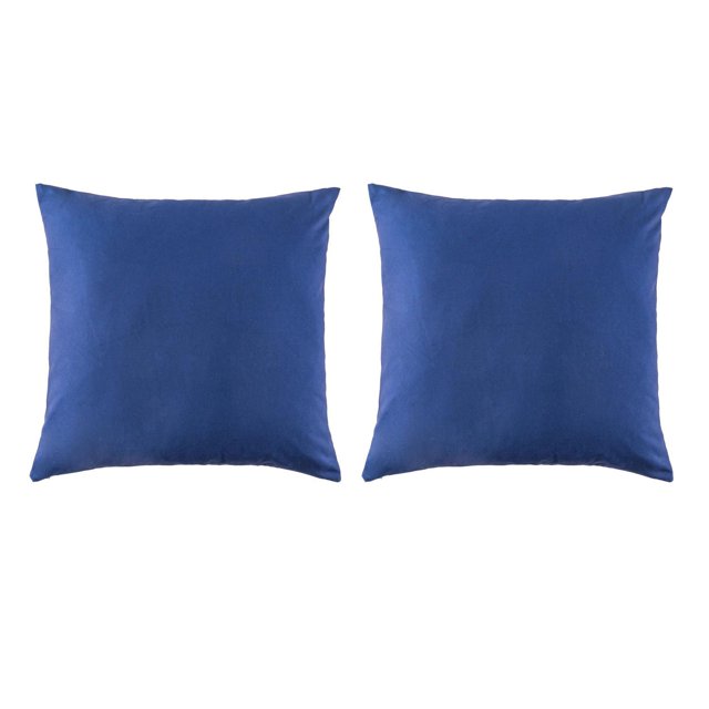 Coussin carré d'extérieur 18in - aqua (paquet de 2)