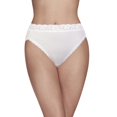 thumbnail image 1 of Vanity Fair Womens Flattering Lace Hi-Cut Brief, 7, Star White, 1 of 4
